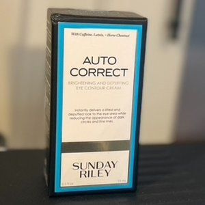 SUNDAY RILEY AUTO CORRECT EYE CONTOUR CREAM NEW IN BOX FULL SIZE .5 OZ AUTHENTIC